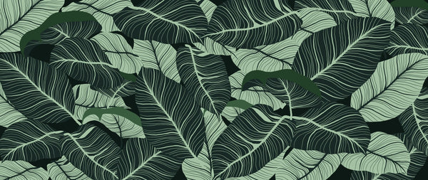 Luxury Nature Wallpaper, Green Leaves Mural, Oversized Custom Size Wall Art, Non - Woven, Non - Adhesive, Modern Wall Paper, Removable - Adawall Wallpaper - Registered Trade Accounts Only, Wallpaper Wholesale Account - W77910 - Adawall Wholesale - Wallpaper Wholesaler