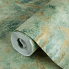 Marbled Wallpaper, Rich Textured Wallcovering, Large 114 sq ft Roll, Washable, Green Metallic Rusted Effect, Abstract Wallpaper, Distressed - Adawall Wallpaper - Registered Trade Accounts Only, Wallpaper Wholesale Account - 4712-3 - Adawall Wholesale - Wallpaper Wholesaler