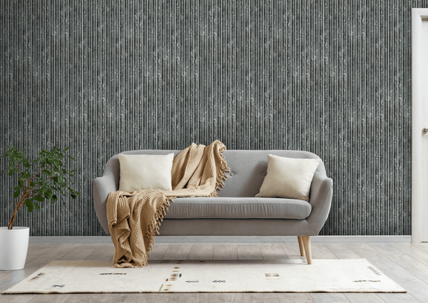 Metallic Anthracite Marble Panel , PS Wall Home Decoration Panel - Premium Quality - Adawall Wallpaper - Registered Trade Accounts Only, Wallpaper Wholesale Account - APS802 - Adawall Wholesale - Wallpaper Wholesaler