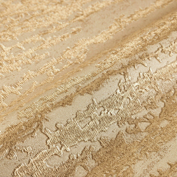 Modern Abstract 3D Embossed Wallpaper, Gold Urban Chic Metallic Accent Wallcovering, Glitter - Walloro High End Wallcoverings & More