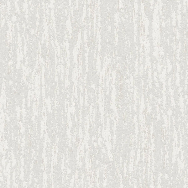 Modern Abstract 3D Embossed Wallpaper, White Urban Chic Metallic Accent Wallcovering, Glitter - Walloro High End Wallcoverings & More