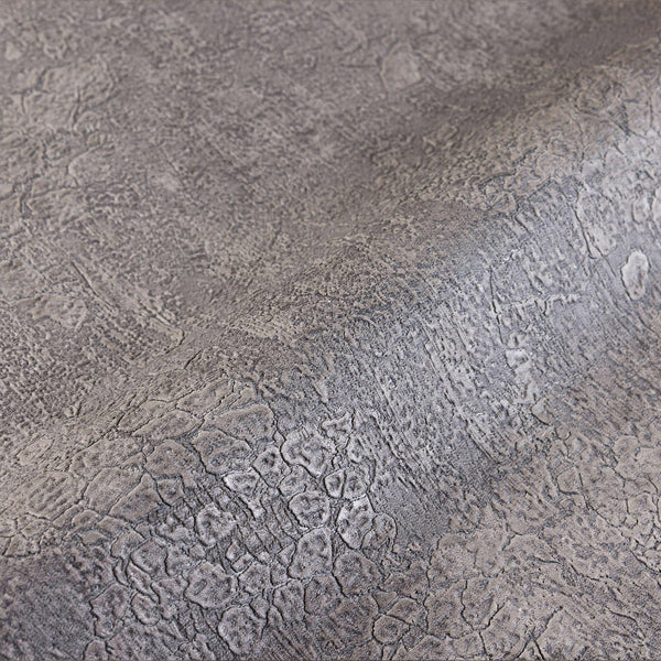 Modern Dark Gray Embossed Wallpaper, Home Wall Decor, Aesthetic Wallpaper, Textured Wallcovering Non-Adhesive - 41.7”W X 393”H - Walloro High End Wallcoverings & More