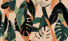 Modern Exotic Wallpaper, Jungle Plants Mural, Oversized Custom Size Wall Art, Non - Woven, Non - Adhesive, Modern Wall Paper, Removable - Adawall Wallpaper - Registered Trade Accounts Only, Wallpaper Wholesale Account - W77747 - Adawall Wholesale - Wallpaper Wholesaler