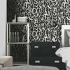 Modern Letters Wallpaper, Rich Textured Wallcovering, Traditional, Kids Room, Large 114 sq ft Roll, Washable, Alphabets Wallpaper, Black - Adawall Wallpaper - Registered Trade Accounts Only, Wallpaper Wholesale Account - 4702-3 - Adawall Wholesale - Wallpaper Wholesaler
