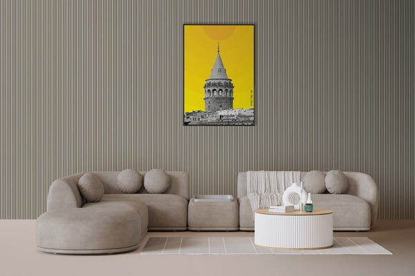 Modern Warm Taupe Slatted Wall Panel , PS Wall Home Decoration Panel - Premium Quality - Adawall Wallpaper - Registered Trade Accounts Only, Wallpaper Wholesale Account - APS810 - Adawall Wholesale - Wallpaper Wholesaler