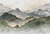 Mountain Scenic Wall Mural, Green Nature Wallpaper, Custom Size Wall Covering, Non - Woven, Non - Pasted, Removable, Washable, Extra Large Bird Art - Adawall Wallpaper - Registered Trade Accounts Only, Wallpaper Wholesale Account - FJ317-3 - Adawall Wholesale - Wallpaper Wholesaler