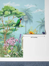 Mughal Garden Wallpaper, Peacock and Arch Mural, Oversized Custom Size Wall Art, Non - Woven, Non - Adhesive, Modern Wall Paper, Removable - Adawall Wallpaper - Registered Trade Accounts Only, Wallpaper Wholesale Account - W77661 - Adawall Wholesale - Wallpaper Wholesaler