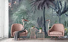 Nature Forest Wallpaper, Birds Palm Tree Wall Mural, Green Jungle Theme Large Wall Art, Non - Woven, Non - Adhesive, Removable, Exotic Wall Paper - Adawall Wallpaper - Registered Trade Accounts Only, Wallpaper Wholesale Account - A317-1 - Adawall Wholesale - Wallpaper Wholesaler