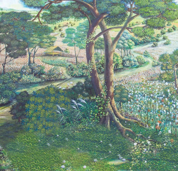 Nature Landscape Wall Mural, Green Trees Scene Wallpaper, Flowers Extra Large Custom Size Wall Art, Non - Woven, Non - Pasted, Removable, Washable - Adawall Wallpaper - Registered Trade Accounts Only, Wallpaper Wholesale Account - t_SE319-1 - Adawall Wholesale - Wallpaper Wholesaler