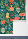Noel Presents Wallpaper, Seamless Pattern Mural, Oversized Custom Size Wall Art, Non - Woven, Non - Adhesive, Modern Wall Paper, Removable - Adawall Wallpaper - Registered Trade Accounts Only, Wallpaper Wholesale Account - W78035 - Adawall Wholesale - Wallpaper Wholesaler