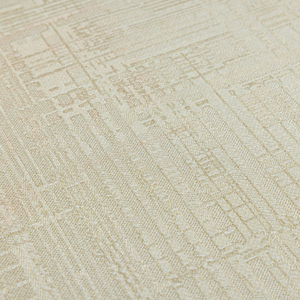 Off White Modern Abstract Geometric Wallpaper, Stylish 3D Embossed Neutral Colors Wallcovering - Walloro High End Wallcoverings & More