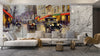 Old Town Wallpaper, Watercolor Mural, Oversized Custom Size Wall Art, Non - Woven, Non - Adhesive, Modern Wall Paper, Removable - Adawall Wallpaper - Registered Trade Accounts Only, Wallpaper Wholesale Account - W77822 - Adawall Wholesale - Wallpaper Wholesaler