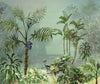 Palm Trees Nature Scene Tropical Wall Mural, Green Custom Size Wallpaper, Non-Woven, Non-Pasted, Washable, Oversized Large Wall Art, Removable (Copy) - Walloro High End Wallcoverings & More