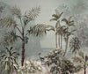 Palm Trees Nature Scene Tropical Wall Mural, Light Green Custom Size Wallpaper, Non - Woven, Non - Pasted, Washable, Oversized Large Wall Art, Removable - Adawall Wallpaper - Registered Trade Accounts Only, Wallpaper Wholesale Account - A306-1 - Adawall Wholesale - Wallpaper Wholesaler