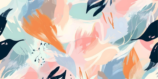 Pastel Abstract Summer Wallpaper, Seamless Pattern Mural, Oversized Custom Size Wall Art, Non - Woven, Non - Adhesive, Modern Wall Paper, Removable - Adawall Wallpaper - Registered Trade Accounts Only, Wallpaper Wholesale Account - W78207 - Adawall Wholesale - Wallpaper Wholesaler