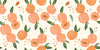 Peaches Wallpaper, Seamless Pattern Mural, Oversized Custom Size Wall Art, Non - Woven, Non - Adhesive, Modern Wall Paper, Removable - Adawall Wallpaper - Registered Trade Accounts Only, Wallpaper Wholesale Account - W78056 - Adawall Wholesale - Wallpaper Wholesaler