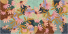 Pink Floral Wallpaper, Vintage Style Mural, Oversized Custom Size Wall Art, Non - Woven, Non - Adhesive, Modern Wall Paper, Removable - Adawall Wallpaper - Registered Trade Accounts Only, Wallpaper Wholesale Account - W77646 - Adawall Wholesale - Wallpaper Wholesaler