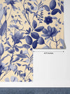 Purple Floral Wallpaper, Seamless Pattern Mural, Oversized Custom Size Wall Art, Non - Woven, Non - Adhesive, Modern Wall Paper, Removable - Adawall Wallpaper - Registered Trade Accounts Only, Wallpaper Wholesale Account - W77961 - Adawall Wholesale - Wallpaper Wholesaler