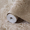 Quilted 3D Embossed Wallpaper, Beige, Flocked Rich Textured Velvet Feel Luxury Wallcovering, Vintage Washed Patchwork Style, Non - Woven - Adawall Wallpaper - Registered Trade Accounts Only, Wallpaper Wholesale Account - 1409-3 - Adawall Wholesale - Wallpaper Wholesaler