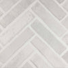 Realistic Embossed Brick Wallpaper, White, Ivory Chevron Pattern Stone Wall Decor, Home Commercial Use Textured Wallcovering - Walloro High End Wallcoverings & More