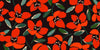 Red Floral, Kittens Wallpaper, Seamless Pattern Mural, Oversized Custom Size Wall Art, Non - Woven, Non - Adhesive, Modern Wall Paper, Removable - Adawall Wallpaper - Registered Trade Accounts Only, Wallpaper Wholesale Account - W77875 - Adawall Wholesale - Wallpaper Wholesaler