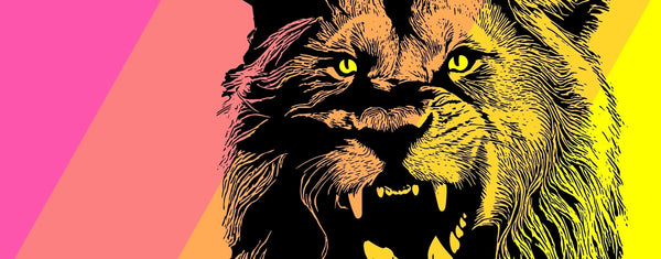 Roaring Lion Wallpaper, Colorful Mural, Oversized Custom Size Wall Art, Non - Woven, Non - Adhesive, Modern Wall Paper, Removable - Adawall Wallpaper - Registered Trade Accounts Only, Wallpaper Wholesale Account - W78100 - Adawall Wholesale - Wallpaper Wholesaler