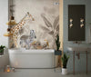 Safari Animals Wallpaper, Watercolor Mural, Oversized Custom Size Wall Art, Non - Woven, Non - Adhesive, Modern Wall Paper, Removable - Adawall Wallpaper - Registered Trade Accounts Only, Wallpaper Wholesale Account - W77832 - Adawall Wholesale - Wallpaper Wholesaler