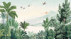 Scenic Jungle Wallpaper, Flying Birds Mural, Oversized Custom Size Wall Art, Non - Woven, Non - Adhesive, Modern Wall Paper, Removable - Adawall Wallpaper - Registered Trade Accounts Only, Wallpaper Wholesale Account - W78195 - Adawall Wholesale - Wallpaper Wholesaler