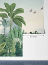 Scenic Jungle Wallpaper, Flying Birds Mural, Oversized Custom Size Wall Art, Non - Woven, Non - Adhesive, Modern Wall Paper, Removable - Adawall Wallpaper - Registered Trade Accounts Only, Wallpaper Wholesale Account - W78195 - Adawall Wholesale - Wallpaper Wholesaler