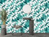 Shibori Green Tones Wallpaper, Seamless Pattern Mural, Oversized Custom Size Wall Art, Non - Woven, Non - Adhesive, Modern Wall Paper, Removable - Adawall Wallpaper - Registered Trade Accounts Only, Wallpaper Wholesale Account - W77570 - Adawall Wholesale - Wallpaper Wholesaler