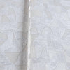 Shimmering Geometric Shapes Wallpaper, Cream Deep Embossed Asymmetrical Design Wallcovering - Walloro High End Wallcoverings & More
