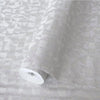 Shimmering Geometric Shapes Wallpaper, Light Gray Deep Embossed Asymmetrical Design Wallcovering - Walloro High End Wallcoverings & More