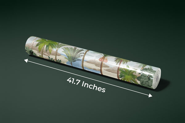 South Asian Subcontinent Wallpaper, Palm Trees, Birds Mural, Oversized Custom Size Wall Art, Non - Woven, Non - Adhesive, Modern Wall Paper, Removable - Adawall Wallpaper - Registered Trade Accounts Only, Wallpaper Wholesale Account - W77585 - Adawall Wholesale - Wallpaper Wholesaler