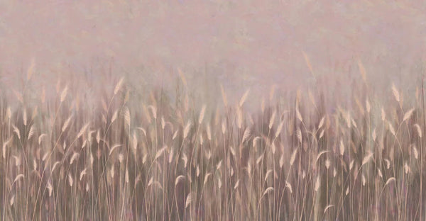 Swaying Wheat Field Wall Mural, Light Purple Windy Wheat Wallpaper, Large Nature Custom Size Wall Covering, Non - Woven, Non - Pasted, Removable, Washable - Adawall Wallpaper - Registered Trade Accounts Only, Wallpaper Wholesale Account - SE302-2 - Adawall Wholesale - Wallpaper Wholesaler