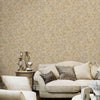 Textured Flowered Beige Gold Embossed Wallpaper, Home Wall Decor, Aesthetic Wallpaper, Textured Wallcovering Non - Adhesive - 41.7”W X 393”H - Adawall Wallpaper - Registered Trade Accounts Only, Wallpaper Wholesale Account - 1006-3 - Adawall Wholesale - Wallpaper Wholesaler