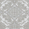 Timeless Design 3D Embossed Damask Wallpaper, Gray, Silver Luxury Velvet Feeling Wallcovering, Large 114 sq ft Roll - Walloro High End Wallcoverings & More