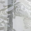 Timeless Design 3D Embossed Damask Wallpaper, White, Silver Luxury Velvet Feeling Wallcovering, Large 114 sq ft Roll - Adawall Wallpaper - Registered Trade Accounts Only, Wallpaper Wholesale Account - 1301-1 - Adawall Wholesale - Wallpaper Wholesaler