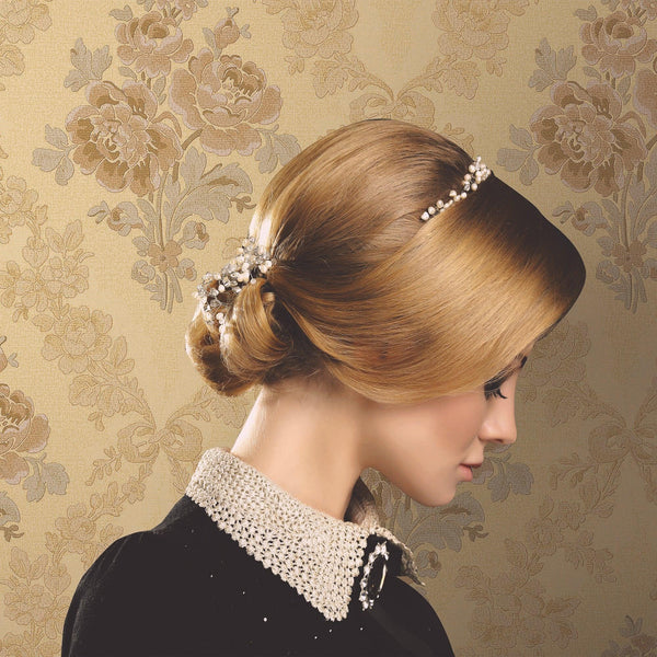 Timeless Floral Embossed Wallpaper, Yellow Home Wall Decor, Aesthetic Wallpaper, Textured Wallcovering Non - Adhesive and Non - Peel and Stick - Adawall Wallpaper - Registered Trade Accounts Only, Wallpaper Wholesale Account - 5802-2 - Adawall Wholesale - Wallpaper Wholesaler