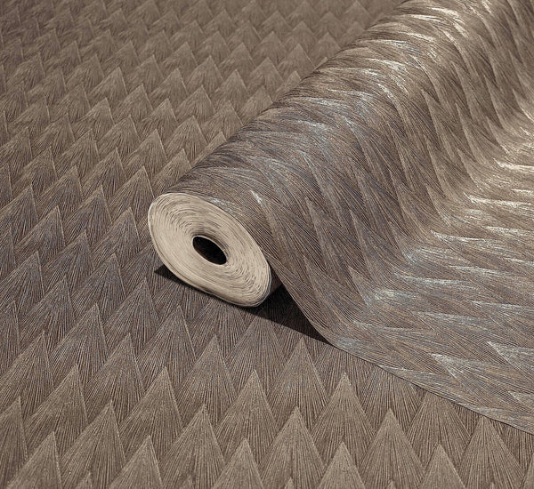 Timeless Geometric Deep Embossed Wallpaper, Brown 3D Rich Textured Line Art Wall Accent, Durable, Washable - Adawall Wallpaper - Registered Trade Accounts Only, Wallpaper Wholesale Account - 23202-5 - Adawall Wholesale - Wallpaper Wholesaler