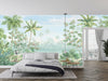 Tropic Flowers Wallpaper, Landscape Mural, Oversized Custom Size Wall Art, Non - Woven, Non - Adhesive, Modern Wall Paper, Removable - Adawall Wallpaper - Registered Trade Accounts Only, Wallpaper Wholesale Account - W77990 - Adawall Wholesale - Wallpaper Wholesaler