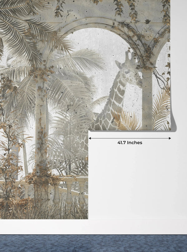 Tropical Leaves Wallpaper, Vines Mural, Oversized Custom Size Wall Art, Non - Woven, Non - Adhesive, Modern Wall Paper, Removable - Adawall Wallpaper - Registered Trade Accounts Only, Wallpaper Wholesale Account - W78138 - Adawall Wholesale - Wallpaper Wholesaler