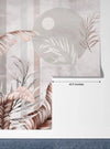 Tropical Plants Wallpaper, Geometric Shapes Mural, Oversized Custom Size Wall Art, Non - Woven, Non - Adhesive, Modern Wall Paper, Removable - Adawall Wallpaper - Registered Trade Accounts Only, Wallpaper Wholesale Account - W77812 - Adawall Wholesale - Wallpaper Wholesaler