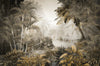 Tropical Wallpaper, Foggy Forest Mural, Oversized Custom Size Wall Art, Non - Woven, Non - Adhesive, Modern Wall Paper, Removable - Adawall Wallpaper - Registered Trade Accounts Only, Wallpaper Wholesale Account - W77987 - Adawall Wholesale - Wallpaper Wholesaler