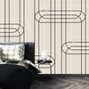 Vertical Lines, Oval Shapes Wallpaper, Seamless Pattern Mural, Oversized Custom Size Wall Art, Non - Woven, Non - Adhesive, Modern Wall Paper, Removable - Adawall Wallpaper - Registered Trade Accounts Only, Wallpaper Wholesale Account - W78194 - Adawall Wholesale - Wallpaper Wholesaler