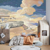 Whale in the Sky Wallpaper, Starry Night Mural, Oversized Custom Size Wall Art, Non - Woven, Non - Adhesive, Modern Wall Paper, Removable - Adawall Wallpaper - Registered Trade Accounts Only, Wallpaper Wholesale Account - W77838 - Adawall Wholesale - Wallpaper Wholesaler