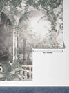 White Arch Wallpaper, Tropical Leaves, Vines Mural, Oversized Custom Size Wall Art, Non - Woven, Non - Adhesive, Modern Wall Paper, Removable - Adawall Wallpaper - Registered Trade Accounts Only, Wallpaper Wholesale Account - W77982 - Adawall Wholesale - Wallpaper Wholesaler