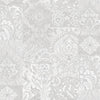 White Elegant Patchwork Deep Embossed Wallpaper, 3D Textured Luxury Damask Wallcovering - Adawall Wallpaper - Registered Trade Accounts Only, Wallpaper Wholesale Account - 9911-1 - Adawall Wholesale - Wallpaper Wholesaler
