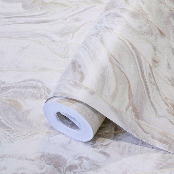 White Marble Embossed Wallpaper, Marbled Pattern Striped Stone Effect Modern Wallcovering, Washable - Adawall Wallpaper - Registered Trade Accounts Only, Wallpaper Wholesale Account - 1201-1 - Adawall Wholesale - Wallpaper Wholesaler