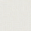 White Modern Geometric Shapes Wallpaper, Embossed Rich Textured Contemporary Wallcovering - Walloro High End Wallcoverings & More