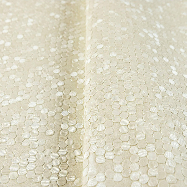 White Plain Velvet Deep Embossed Wallpaper, Home Wall Decor, Aesthetic Wallpaper, Textured Wallcovering Non-Adhesive - 41.7”W X 393”H - Walloro High End Wallcoverings & More